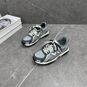 显脚小加绒舒适休闲阿甘鞋 诺曼町真皮厚底登山运动鞋 女2025秋冬款