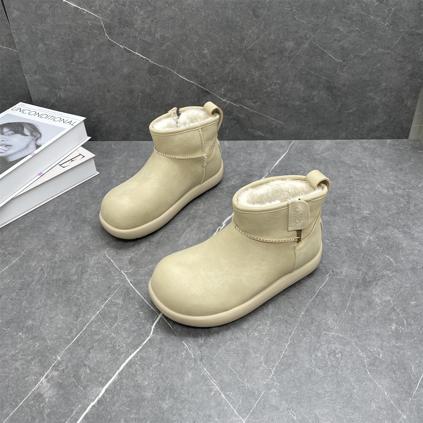 真皮小土豆羊毛雪地靴女冬季