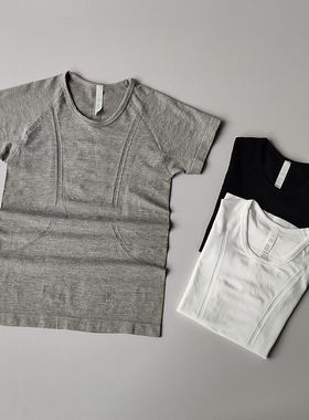 2026春夏运动短袖女跑步显瘦T恤修身瑜伽服上衣普拉提训练健身服