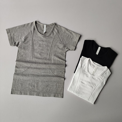 春夏运动显瘦修身瑜伽服T恤短袖
