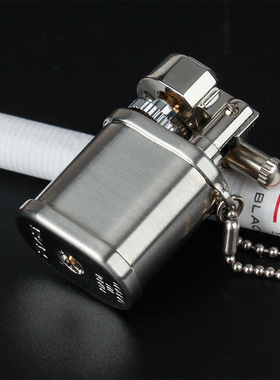 日本tsubota pearl坪田明珠打火机迷你小巧便携钥匙扣铜外壳点火