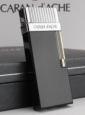 日本原装CARAN d'ACHE凯兰帝打火机CD30火石充气高档商务礼品男士