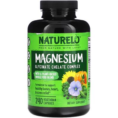 预美 NATURELO甘氨酸镁螯合物 200mg 镁有机蔬菜素食胶囊