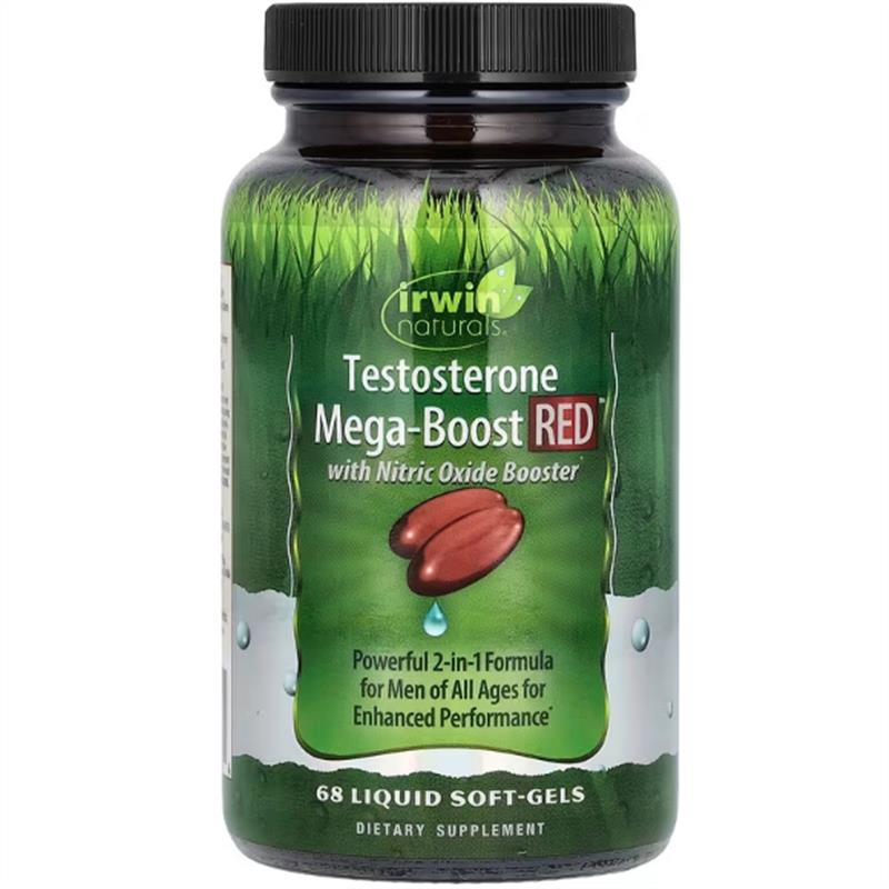 现货美国Irwin Testosterone Mega-Boost RED 促睾酮素 56粒/68粒