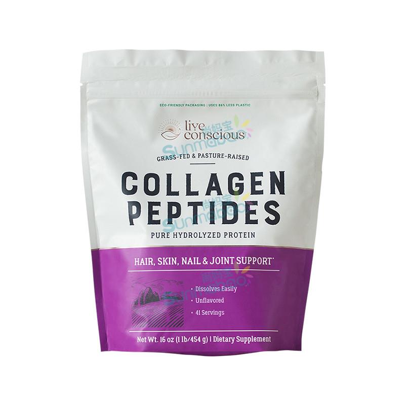 直邮Live Conscious正品Nutrition CollagenPeptide胶原蛋白肽1磅