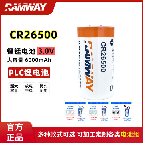 睿奕CR26500涡轮流量计3V锂电池