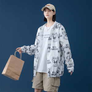 2023新款防晒衣男潮宽松夏季夹克连帽防晒服皮肤衣外套FS2601P25图片