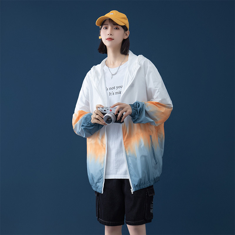 2023新款夏季防晒衣男潮宽松夹克连帽防晒服皮肤衣外套FS2602P25,男装夹克,电商A097