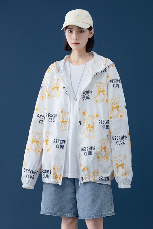 2023新款防晒衣男潮宽松夏季夹克连帽防晒服皮肤衣外套1FS2601P25,男装夹克,电商A097