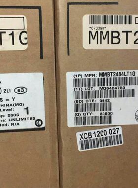 原装正品现货MMBT2484LT1G TRANS NPN 60V 0.1A 丝印1UM 询价为准