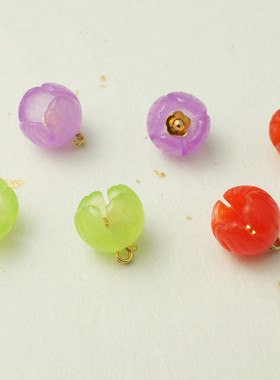 旗袍玉石纽扣高档定制盘扣头中式唐装礼服真丝香云纱衬衫汉服扣子