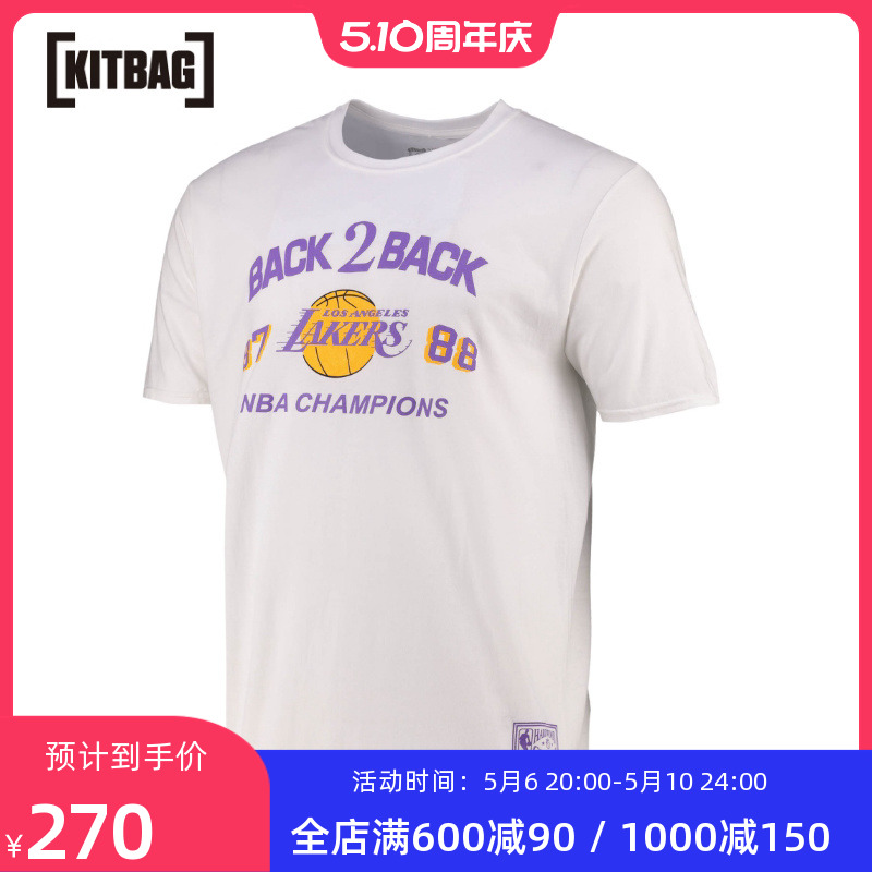 洛杉矶湖人队 Back 2 Back Lakers T恤--男子