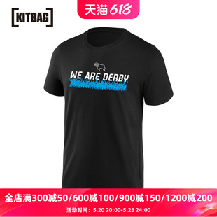 Derby 图案 T恤 黑色 Are 德比郡