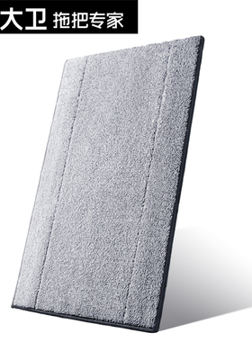 大卫平拖P8专用拖布头平拖布一块装