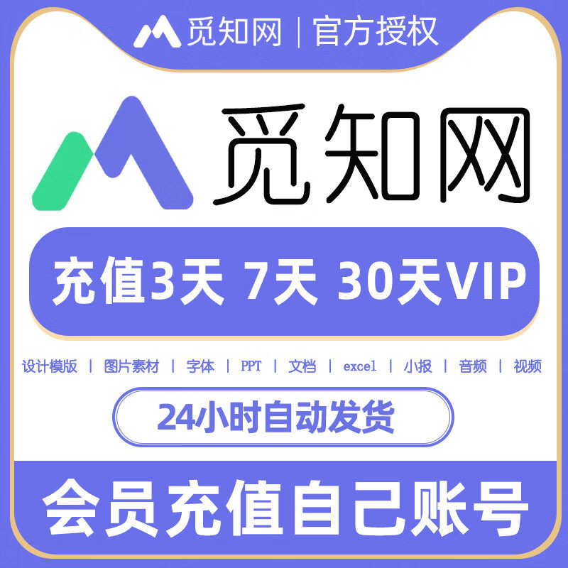 【自动发码】觅知网个人全站VIP会员设计办公全类目海报设计ppt图片