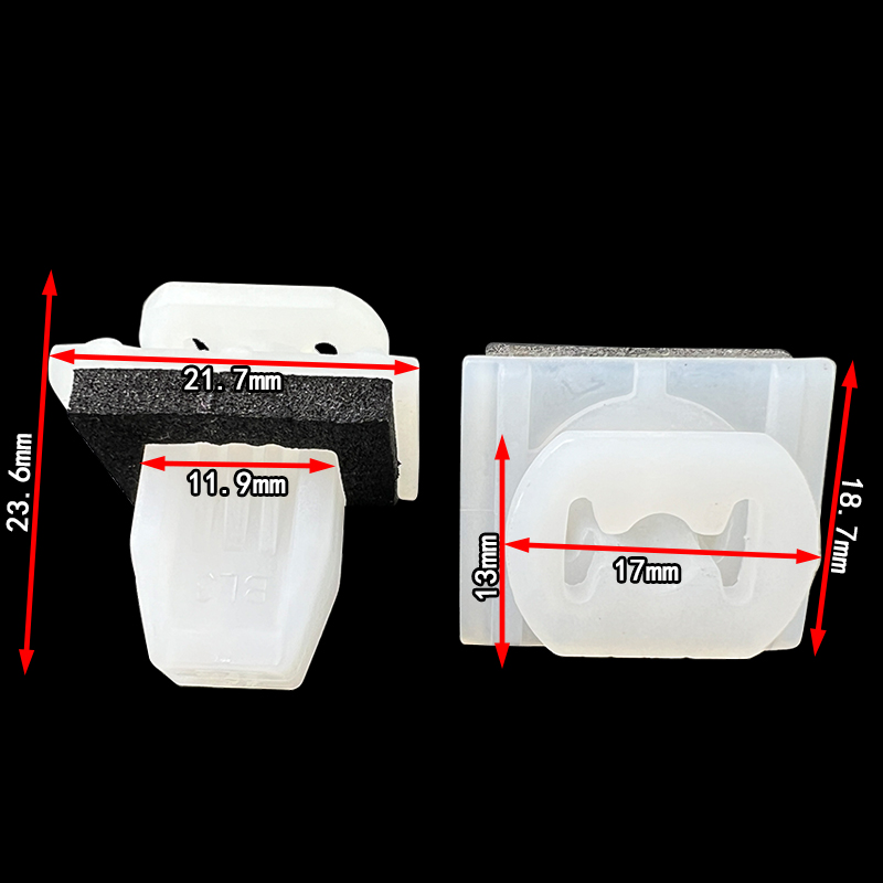 长城腾翼C50酷派 哈弗H6H2H8H9前后保险杠支架固定螺丝座螺母卡扣