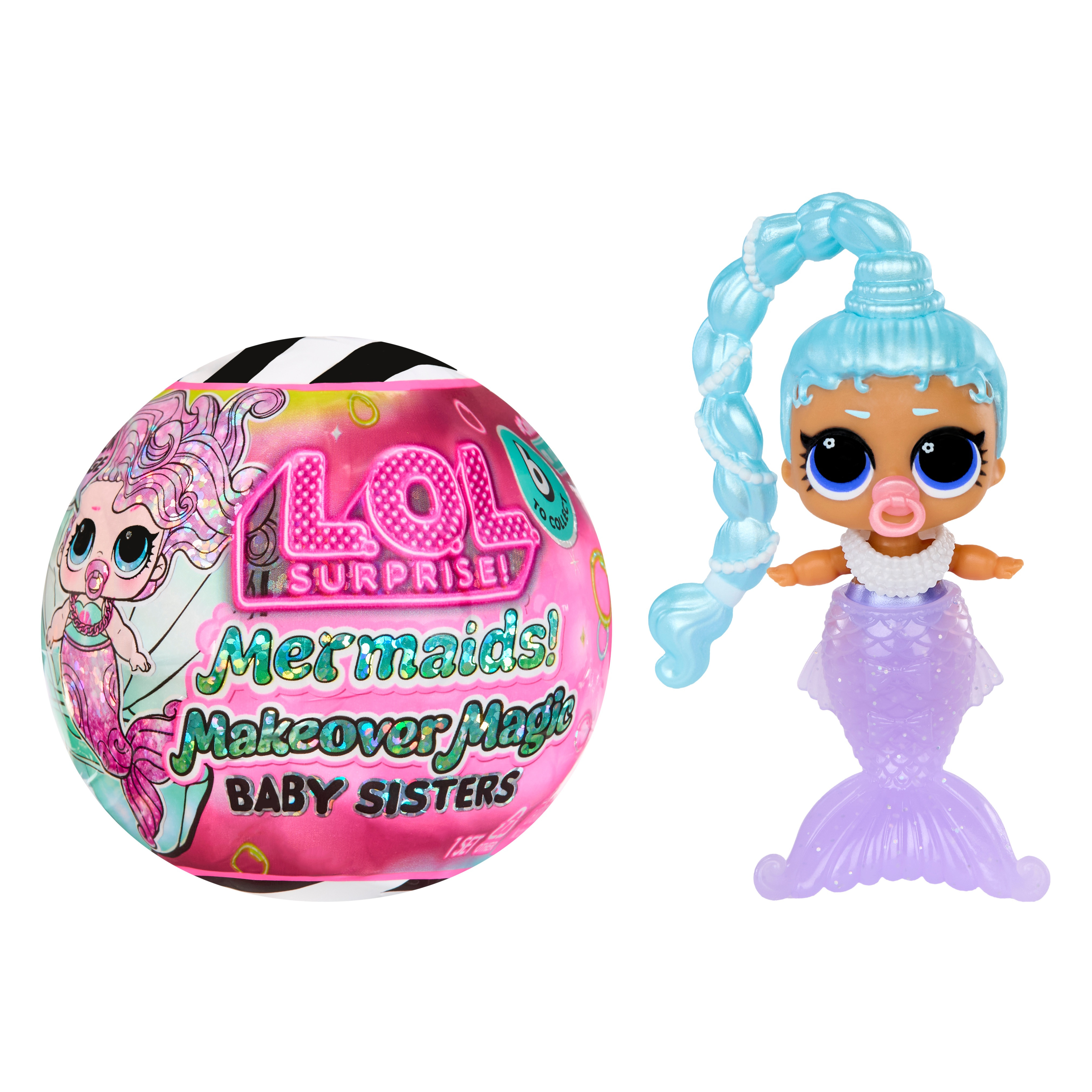 L.O.L.惊喜拆拆球x魔法美人鱼妹妹娃娃系列