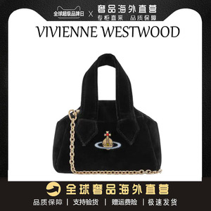 Vivienne西太后丝绒包链条斜挎手提包格纹保龄球包薇薇安女包
