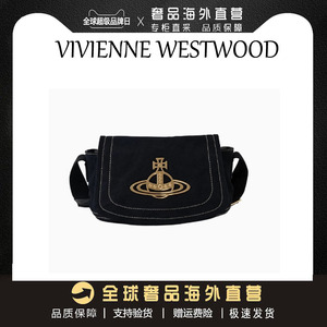 Vivienne西太后邮差包斜挎包杨超越同款复古帆布包正品代购薇薇安