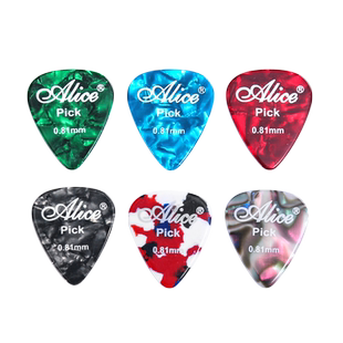 爱丽丝赛璐璐拨片 吉他尤克里里弹片防滑盒装100片扫弦片自选厚度