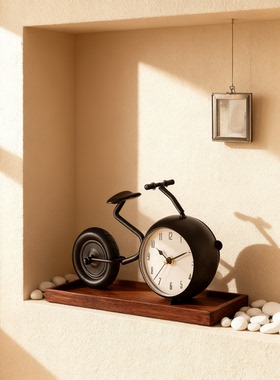 创意自行车造型金属桌面摆件