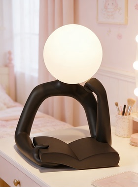 抽象人物艺术小夜灯卧室摆件