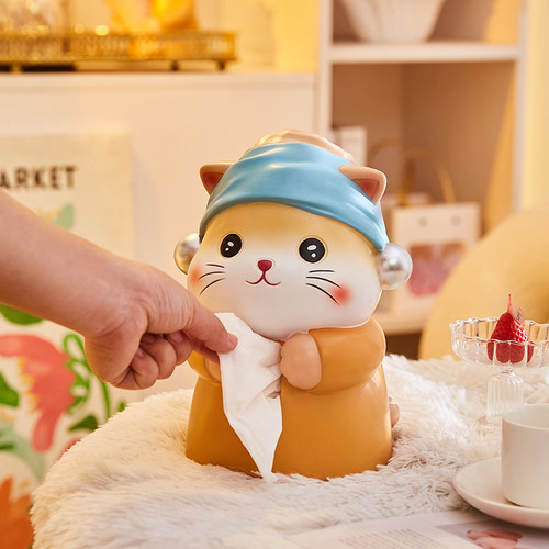 没一个猫奴能拒绝的多巴胺纸巾盒