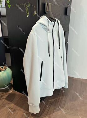 SANMI/叁米   正肩加绒连帽卫衣外套 H808