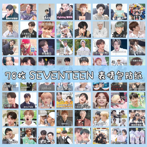 洪知秀李知勋SEVENTEEN表情包