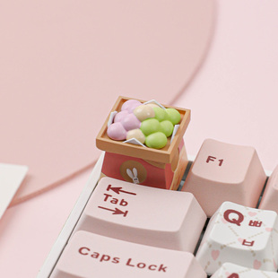 键帽可爱机械键盘帽单个ESC键帽客制化礼物女生 敲敲莓团子个性