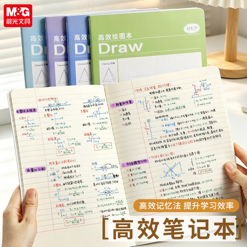 晨光高效笔记本b5康奈尔横线内页