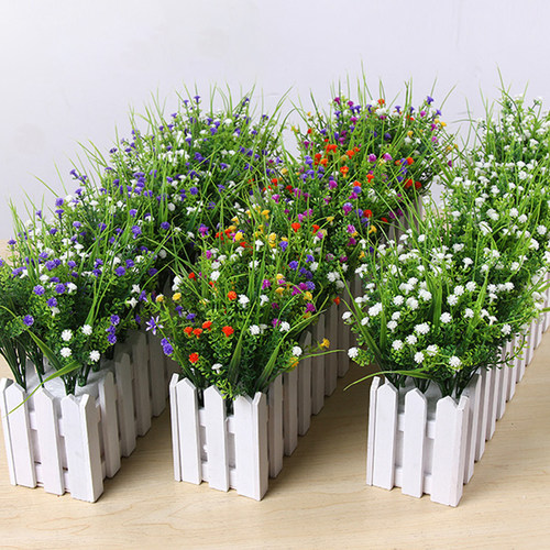 【热卖单品】仿真满天星实木栅栏