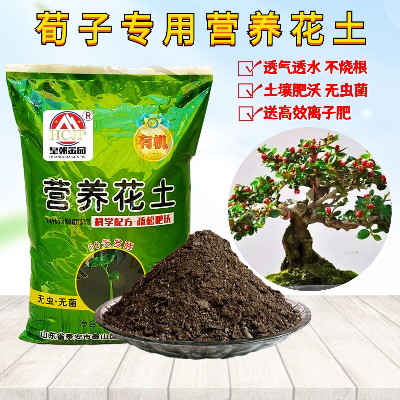 平枝荀子专用营养花土室内家庭院盆景栽种植物翻换有机种植土透气