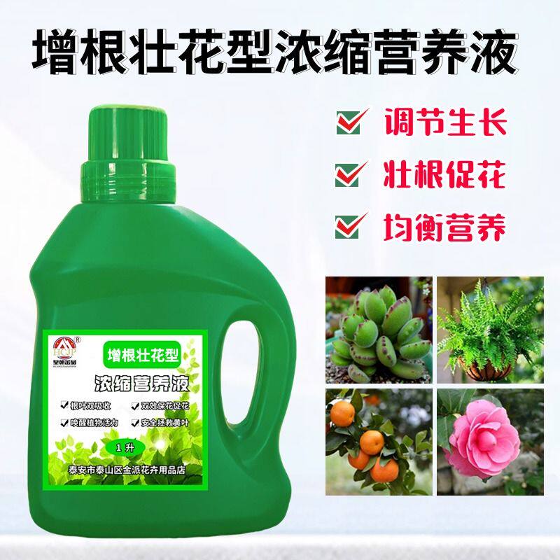 增根壮花型浓缩营养液盆栽多肉绿植物生根绿叶促花水培养花卉肥料