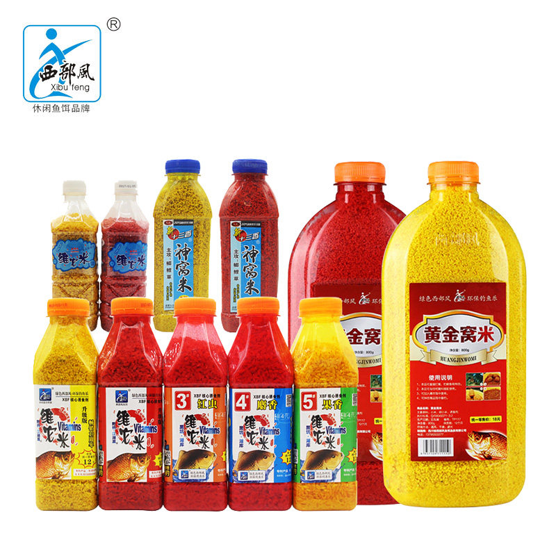 西部风黄金窝米钓鱼打窝米黑坑野钓鱼饵泡酒米鲤鱼鲫鱼维它米窝料