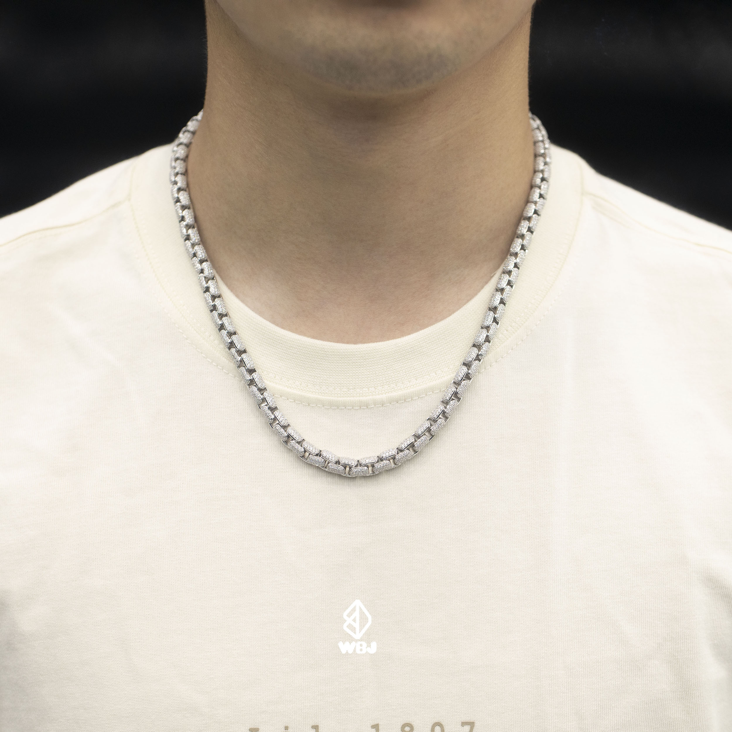 WBJ定制珠宝hermeslink情侣项链