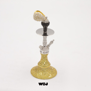 WBJ定制珠宝 水烟壶 满钻水烟壶 DP龙猪定制 CDC HOOKAH KING