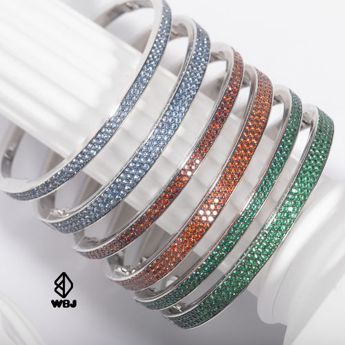 WBJ定制珠宝欧美通用银手镯