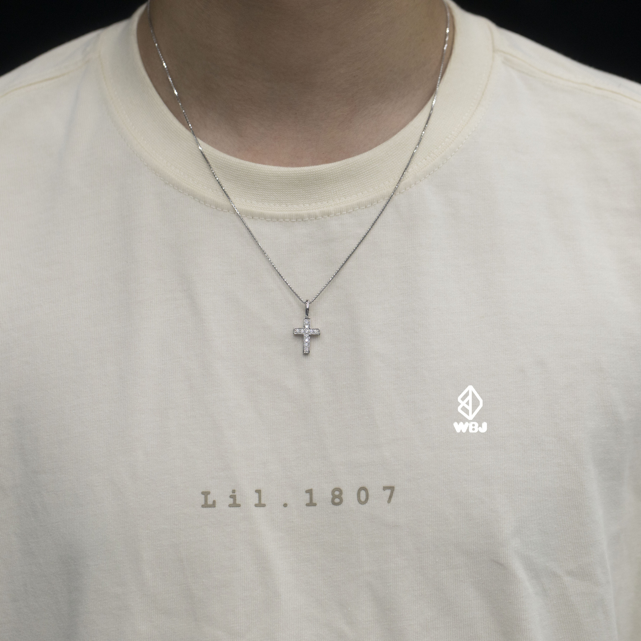 WBJ定制珠宝情侣银闪耀项链