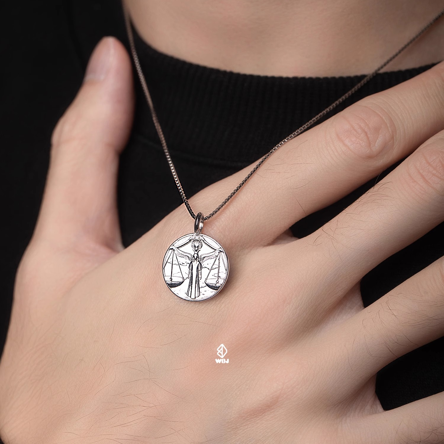 WBJ定制珠宝小星座吊坠银饰S925