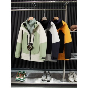 鸟家王者！可脱卸三合一羽绒内胆户外防风防水硬壳冲锋衣羽绒服男