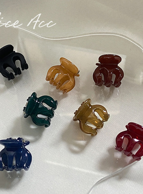 迷你小号抓夹气质发卡周杨青款前额刘海夹侧边夹少女编发夹子头饰