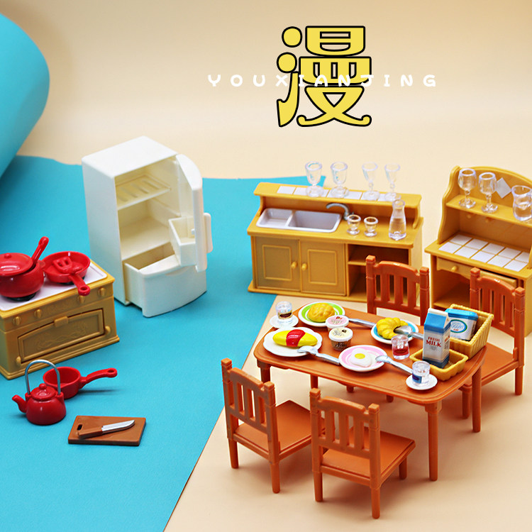 微缩全套公仔过家家玩具模型包邮图片