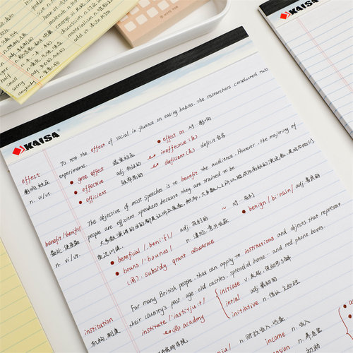 凯萨拍纸本草稿本子美式复古可撕