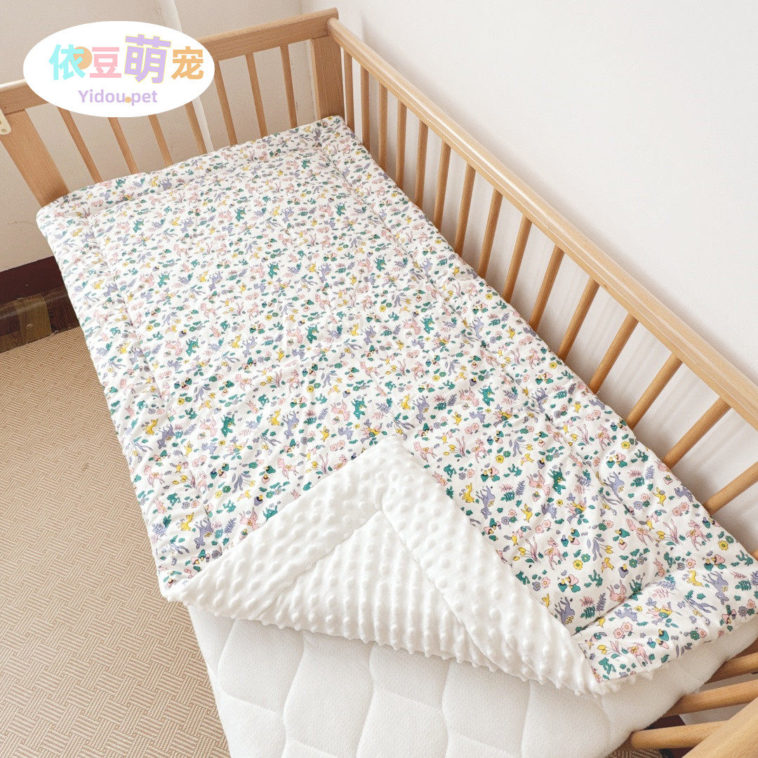 纱布纯棉狗狗卡通被子狗窝睡觉专用宠物毛毯猫咪垫子豆豆绒宠物垫,宠物/宠物食品及用品,猫狗垫子,淘宝优惠券,粉丝福利购,淘宝优惠卷