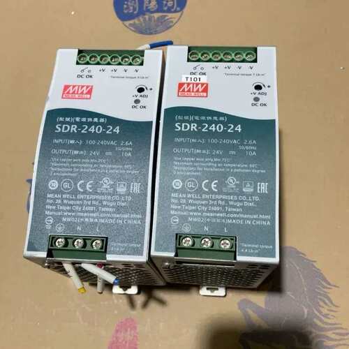 议价明纬，电源SDR-240-24，拆机，成色漂亮，功能包好