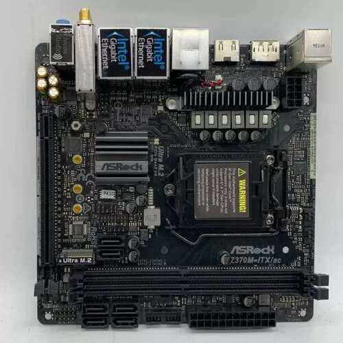 议价华擎Z370M-ITX/AC主板 1151 M.2接口 双