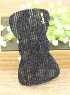 341蕾丝黑色亮片刘海发帖韩版布艺碎头金粉发饰盘发魔力贴造型贴