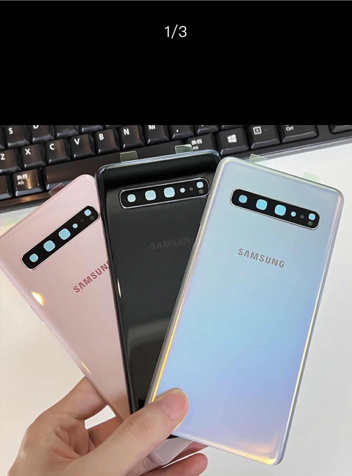 适用三星s10 5G手机电池后盖 g977n g977u后壳玻璃 s10+外壳6.7寸