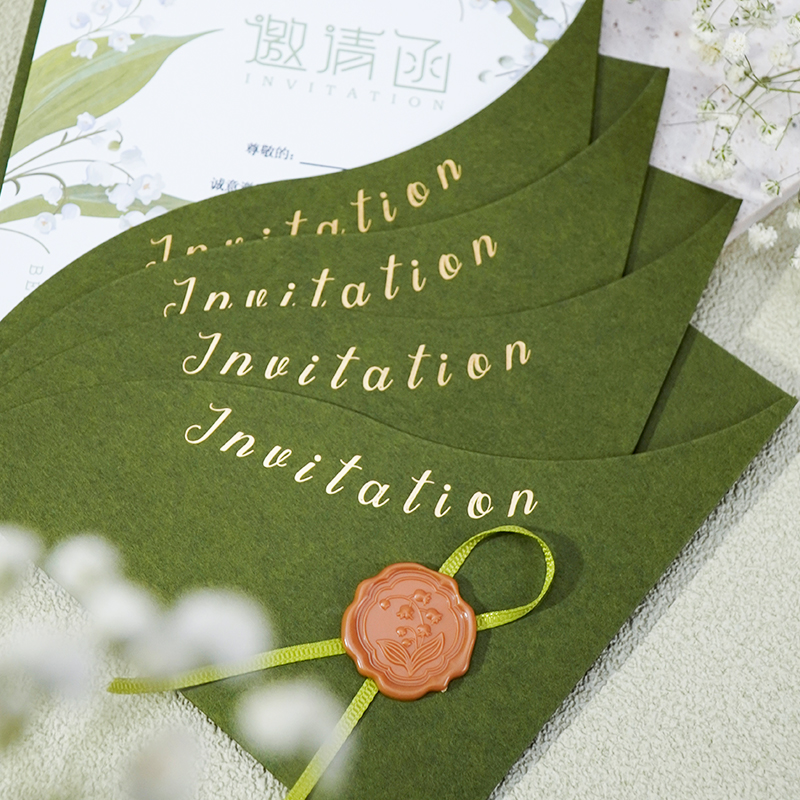 伴娘伴郎感谢卡商务邀请函定制祝福请帖满月宝宝宴儿童节生日贺卡